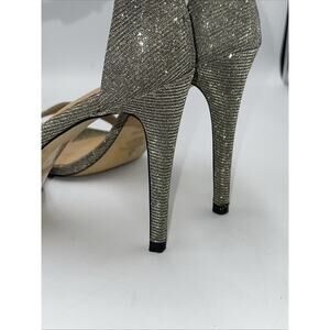 EXPRESS Womens‎ Size 9 Silver High Heel Shoe Pumps Sandals